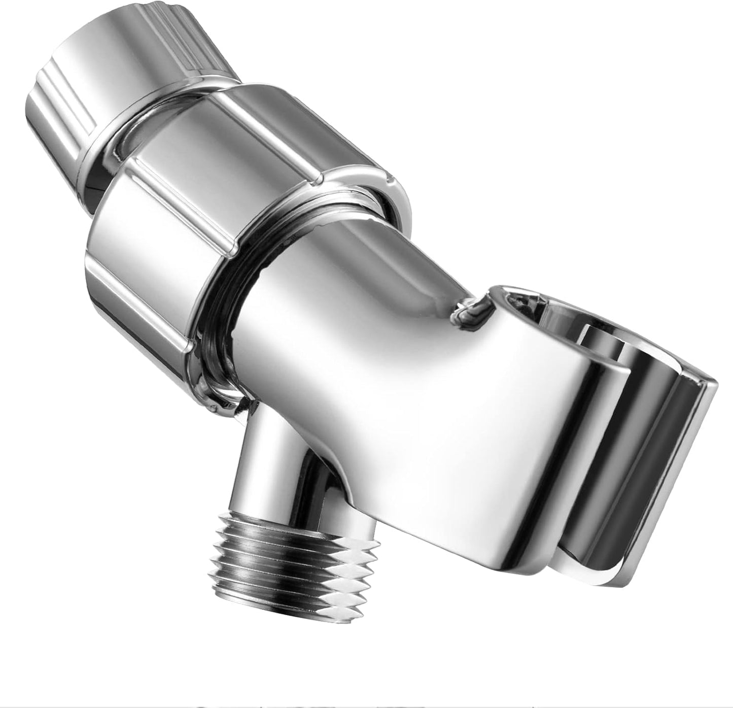 3-Way Shower Diverter Valve Kit | Chrome Brass Shower Arm Splitter | 1/2-Inch Standard Thread | Includes Gaskets & Teflon Tape