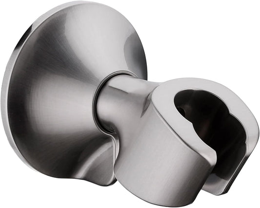 Universal Wall-Mounted Shower Head Holder | Fits Stainless Steel Conical Nuts | Not for Plastic Hose or Hex Nuts | Heavy-Duty Metal Bracket